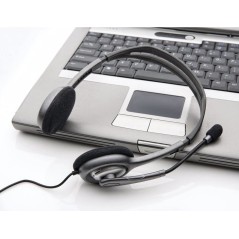 Logitech Stereo H111 Wired Headset - High-Quality Sound, Comfortable Fit, Sleek Black Design - Perfect for Gaming & Calls